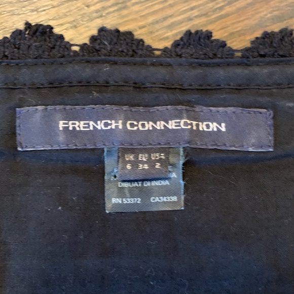 French Connection Black Lace Dress - Picture 2 of 5